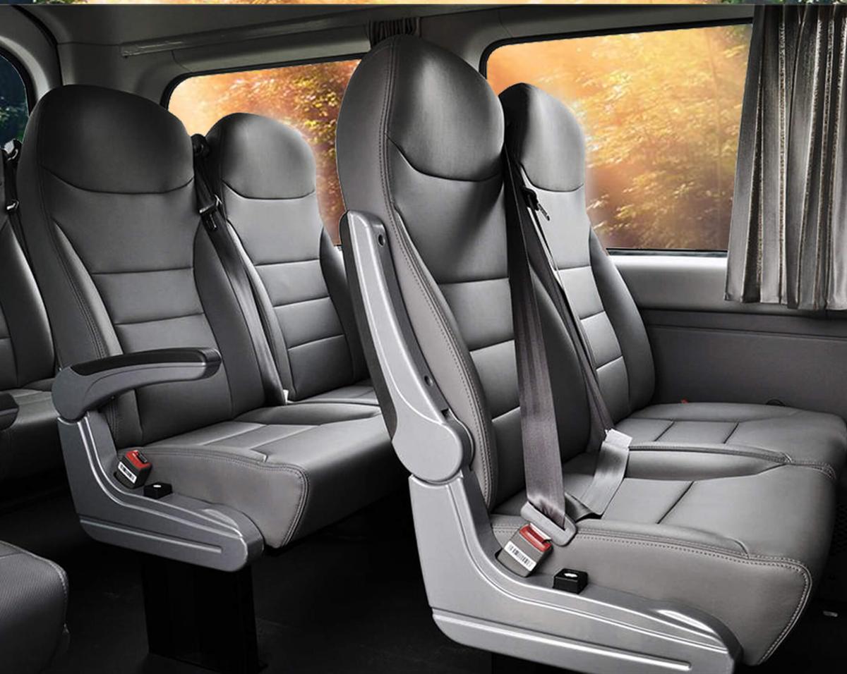 Luxury aero seats interior